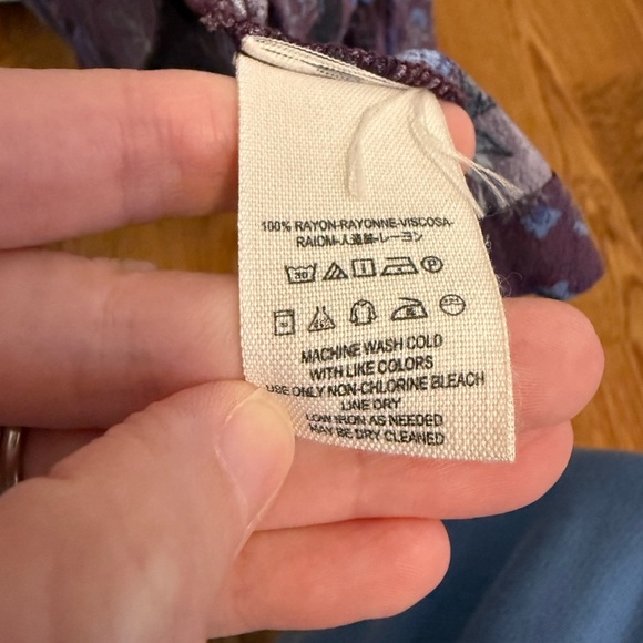 Free People Magic Mystery Tunic Plum Shirt Size XS - Picture 5 of 10